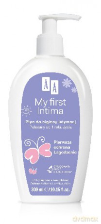 AA Ciało Wrażliwe: Płyn do higieny intymnej - My First (dozownik) 300 ml