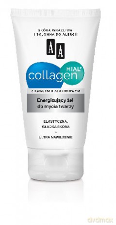AA Collagen Hial+ Żel do mycia twarzy (energizujący) 200 ml