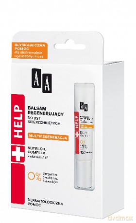 AA HELP Cera Atopowa: Balsam do ust regenerujący, spierzchnięte usta 10 ml