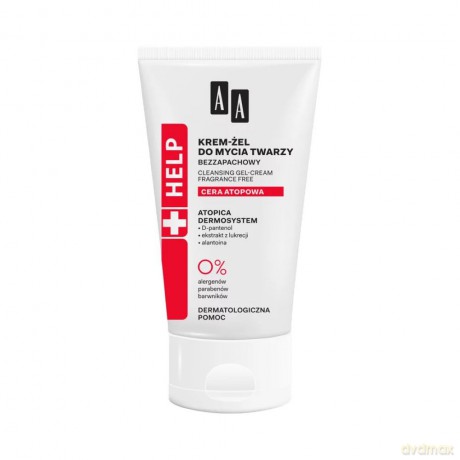 AA HELP Cera Atopowa: Krem-żel do mycia twarzy 125 ml