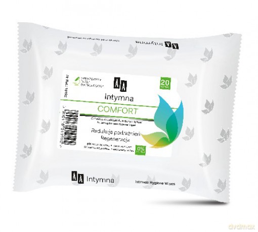 AA Higiena Intymna: Chusteczki Comfort (1 opakowanie 20 sztuk)