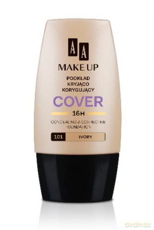 AA Make Up Cover: Podkład kryjąco-korygujący (101) (Ivory) 30 ml