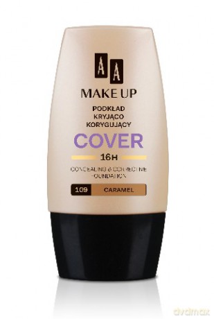 AA Make Up Cover: Podkład kryjąco-korygujący (109) (Caramel) 30 ml