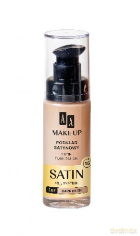 AA Make Up: Podkład satynowy (107) (Dark Beige) 30 ml