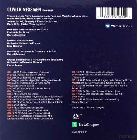 Oliver Messiaen: Tenth Anniversary Box Set [18CD]