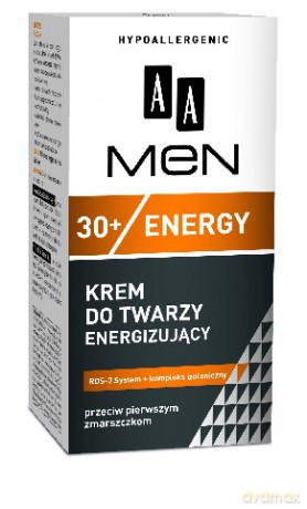 AA Men New 30+ Energy: Krem energizujący 50 ml
