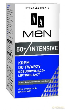 AA Men New 50+ Intensive: Krem do twarzy liftingujący 50 ml
