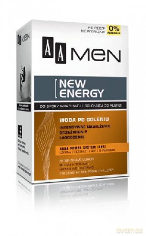 AA Men: Płyn po goleniu - Energy (nawilżający) 100 ml