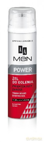 AA Men Power: Żel do golenia zmiękczający zarost 200 ml