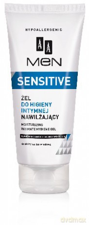 AA Men Sensitive: Żel do higieny intymnej (nawilżający) 200 ml