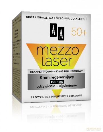 AA Mezzo Laser 50+ Krem na noc (regenerujący) 50 ml