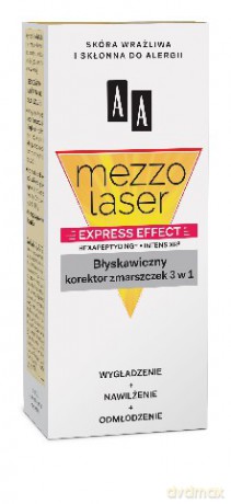 AA Mezzo Laser Express Effect: Błyskawiczny korektor zmarszczek 3w1, 15 ml
