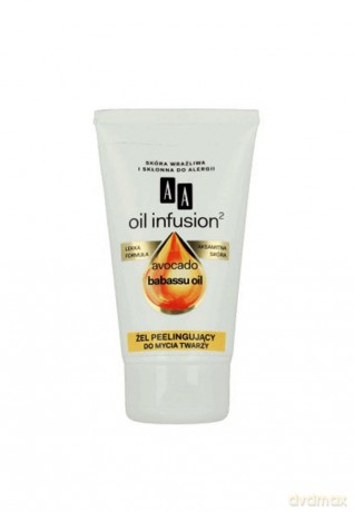 AA Oil Infusion: Żel peelingujący do mycia twarzy 150 ml