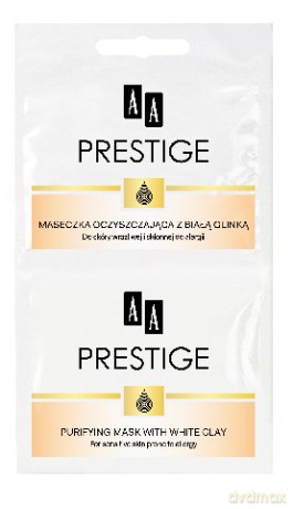 AA Prestige: Maseczka w saszetce, oczyszczająca z białą glinką (2 x 5 ml)