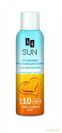 AA Sun: Ochrona przeciwsłoneczna spray SPF 10, 150 ml