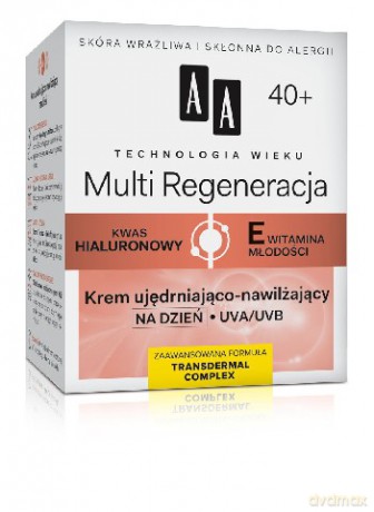 AA Technologia Wieku 40+ Multi Regeneracja - Krem ujędrniająco-nawilżający na dzień 50 ml