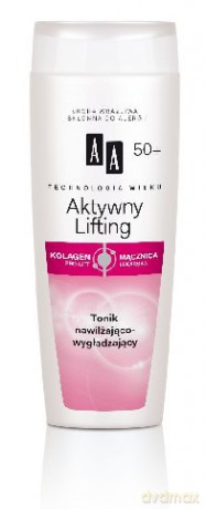 AA Technologia Wieku 50+Aktywny Lifting - Tonik nawilżająco-wygładzający 200 ml