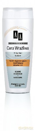 AA Technologia Wieku Cera Wrażliwa: Tonik regenerująco-nawilżający 200 ml