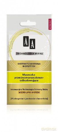 AA Technologia Wieku: Maseczka przeciwzmarszczkowo-odbudowująca z mikroalgami i biopeptydami 10 ml