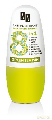 AA Anti-Perspirant Multifunctional 8in1: Dezodorant Green Tea 24H (roll-on) 50 ml