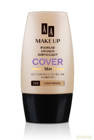 AA Make Up Cover: Podkład kryjąco-korygujący (103) (Light Beige) 30 ml