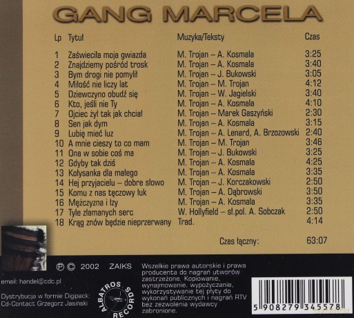 Gang Marcela: Greatest Hits [CD]