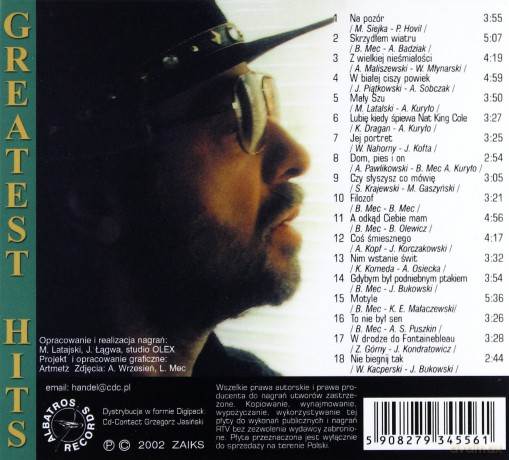 Bogusław Mec: Jej Portret (Greatest Hits) [CD]