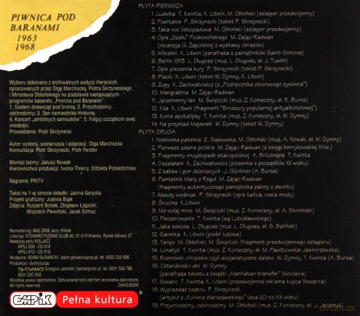 Piwnica Pod Baranami: Piwnica Pod Baranami 1963-1968 [2CD]