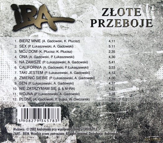 Ira: Złote Przeboje [CD]