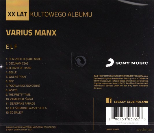 Varius Manx: Elf [CD]