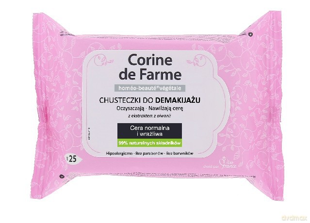 Corine de Farme HBV: Chusteczki do demakijażu (25 sztuk)