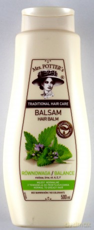 Mrs Potters: Balsam do włosów - Melisa i Wit A,E,F 500 ml