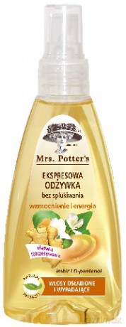 Mrs Potters: Odżywka do włosów w sprayu Imbir 200 ml