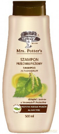 Mrs Potters: Szampon do włosów - Dziegciowy 500 ml
