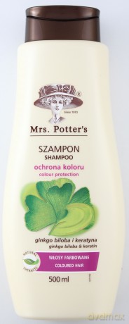 Mrs Potters: Szampon do włosów - Ginko i Keratyna 500 ml