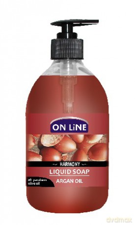 On Line Harmony: Mydło w dozowniku - Argan 500 ml