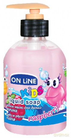 On Line Kids: Mydło do rąk - Malinowe (Rybki)