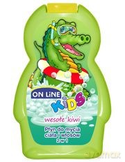 On Line Kids: Szampon 2w1 - Kiwi Wesołe 250 ml