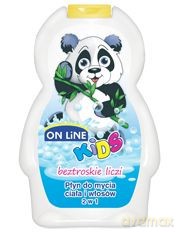 On Line Kids: Szampon 2w1 - Liczi Beztroskie 250 ml