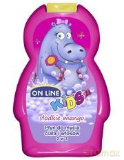 On Line Kids: Szampon 2w1 - Mango Słodkie 250 ml