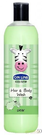 On Line Kids Time: Płyn do kąpieli - Gruszka 500 ml