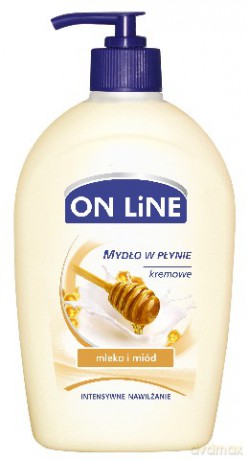 On Line: Mydło w dozowniku - Mleko Miód 500 ml