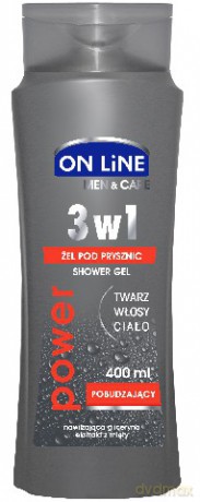 On Line: Żel pod prysznic 3w1 - Power (dla mężczyzn) pobudzający
