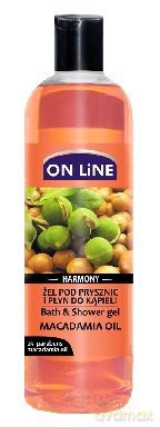 On Line: Żel pod prysznic i płyn do kąpieli 2w1 - Macadamia 500 ml