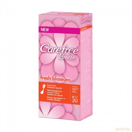 Carefree Breeze Fresh Blossom: Wkładki higieniczne (20 sztuk)