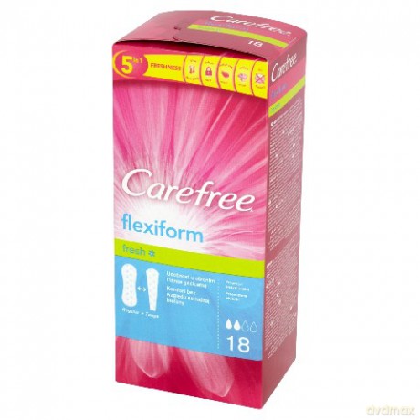 Carefree Flexiform Fresh: Wkładki higieniczne (18 sztuk)