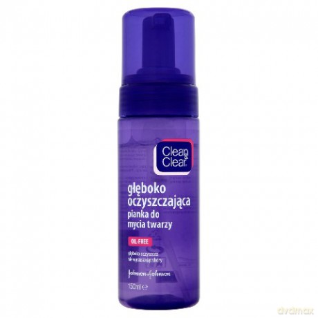 Clean&Clear: Głęboko oczyszczająca pianka do twarzy 150 ml