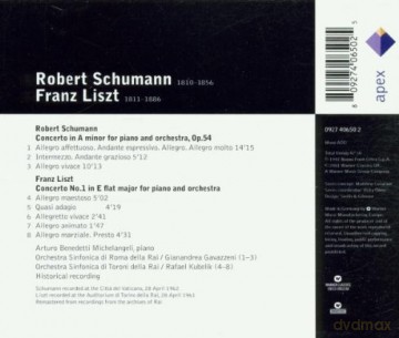 Michelangeli,Orchestra Di Roma: Schu: Piano Concerto In A Minor [CD]