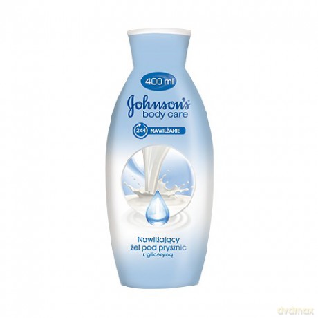 Johnson&Johnson: 24 godzinne nawilżanie - Żel pod prysznic z gliceryną 400 ml