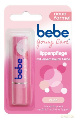 Johnson&Johnson Bebe: Pomadka ochronna do ust - beżowa 4,9 g